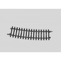 Rail courbe / Curved Track R424,6 mm, 1/2 : 15°, Voie K, H0
