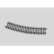 Rail courbe / Curved Track R424,6 mm, 3/4 : 22°, Voie K, H0