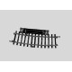 Rail courbe de contact / Curved circuit track R360 mm, 1/2 : 15°, Voie K, H0