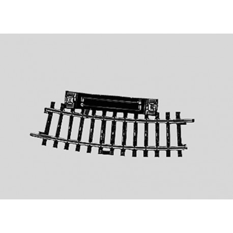 Rail courbe de contact / Curved circuit track R360 mm, 1/2 : 15°, Voie K, H0