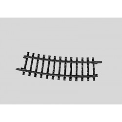 Rail courbe / Curved Track R360 mm, 1/2 : 15°, Voie K, H0