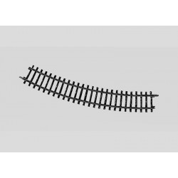 Rail courbe / Curved Track R360 mm, 1/1 : 30°, Voie K, H0