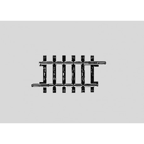 Rail droit / Straight Track, section 1/4 : 45 mm, Voie K, H0