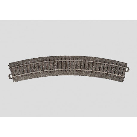 Rail courbe / Curved Track, R2:437,5 mm, 30°, H0