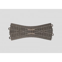 Croisement / Crossing, L 188,3mm, 24.3°, H0