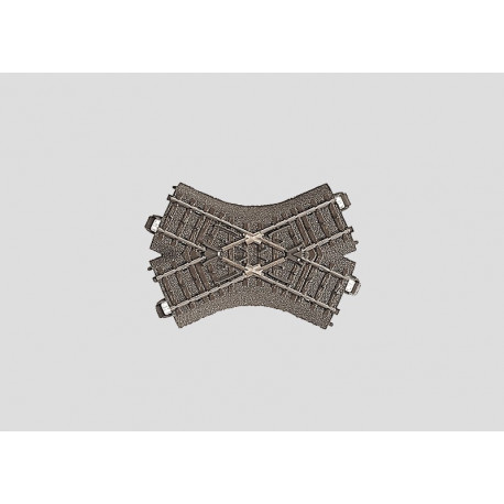Croisement / Crossing, L 103,3mm, 48.6°, H0