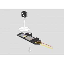 Jeu de lanternes d'aiguillage / Turnout Lantern Kit, H0