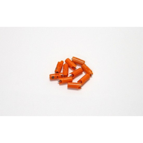 10 fiches mâles oranges / 10 Orange Plugs, H0