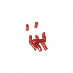 10 Fiches mâles rouges / 10 Red Plugs, H0