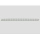 Élément de voie droit aspect traverses en béton / Straight Track with the Look of Concrete Ties, 22cm, Z