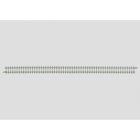 Élément de voie droit aspect traverses en béton / Straight Track with the Look of Concrete Ties, 22cm, Z