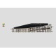 Aiguillage Electromagnétique Gauche / Electric Left Turnout, R490mm, L 11cm, 13°, Z