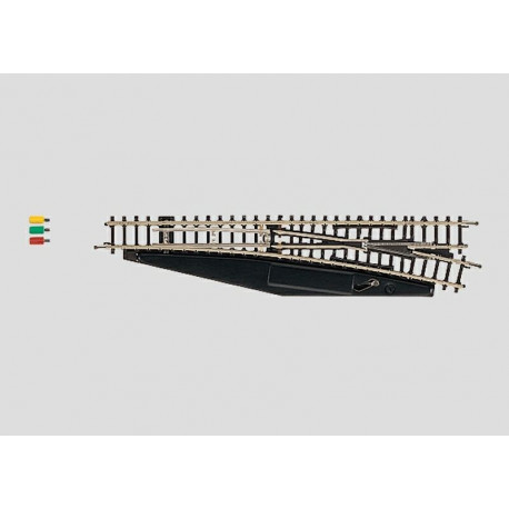 Aiguillage Electromagnétique Droite / Electric Right Turnout, R490mm, L 11cm, 13°, Z