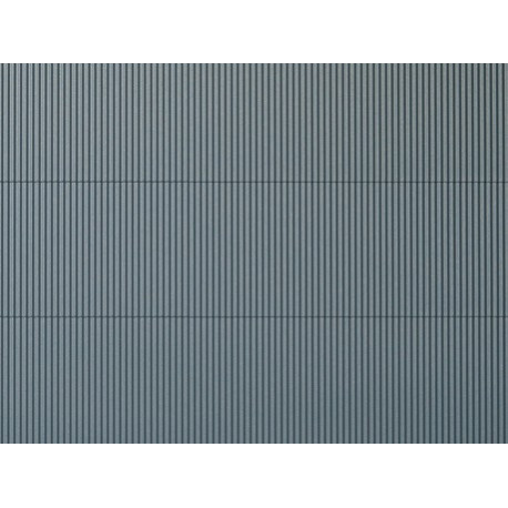1 Plaque de décor Toit Ondulé / 1 Décor Sheet Corrugated Iron Roof H0