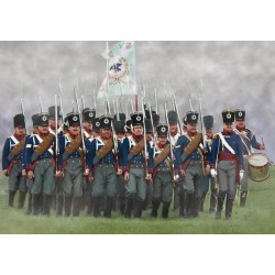 Prussian line infantry on the march 1/72