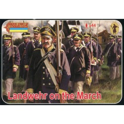 Landwehr on the March, Epoque Napoléonienne, 1/72