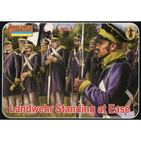 Landwehr Standing at Ease, Epoque Napoléonienne, 1/72