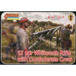 Whitworth Rifle with Confederate Crew 1/72