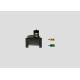 Butoir avec lanterne électrique / Track Bumper w/ Lighted lantern, L 1,6cm, Z