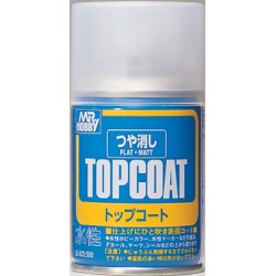 Top Coat Flat / Vernis Mat, Spray 88ml