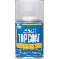 Top Coat Semi-Gloss / Vernis Semi-Brillant, Spray 88ml