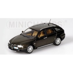 Alfa Romeo 156 Crosswagon, 2004, vert olive métallisé / Metallic green, 1/43