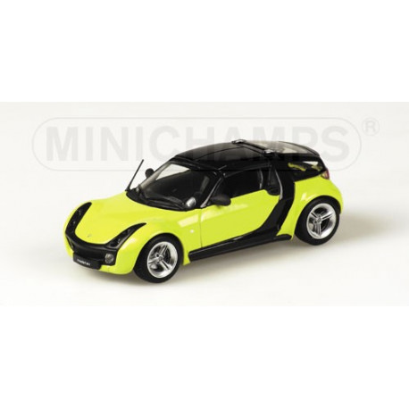 Smart Roadster Coupé, 2003, Jaune / Yellow, 1/43