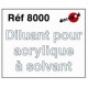 Diluant pour acrylique à solvant 125 ml