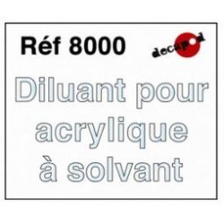 Diluant pour acrylique à solvant 125 ml