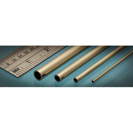 Laiton / Brass Micro Tube 0.8 x 0.6 mm (3p.)