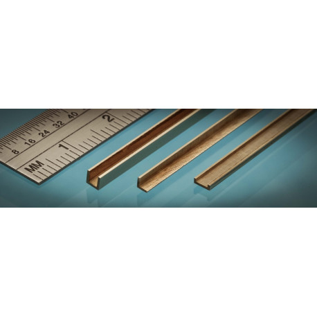 Laiton en Angle / Brass Angle 1 x 1 mm (1p.)