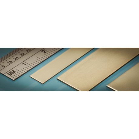 Bande Laiton / Brass Strip 6 x 0.6 mm (4p.)