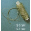 Cordage - Fil de Gréement Beige / Rigging Cord Beige 0.25 mm * 40 mc