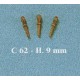 Cabillots en Noyer 9mm 50 pcs