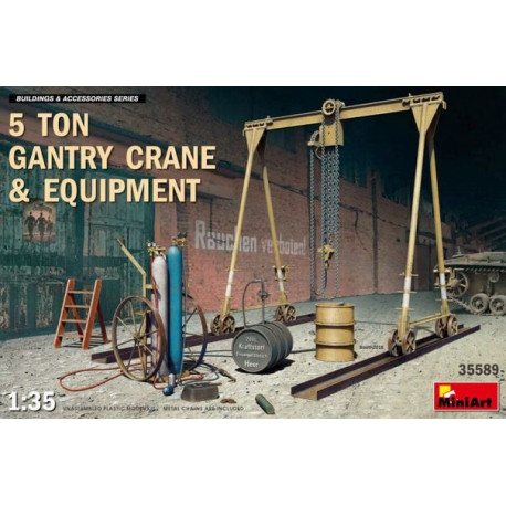 5 Ton Gantry Crane and Equipment 1/35