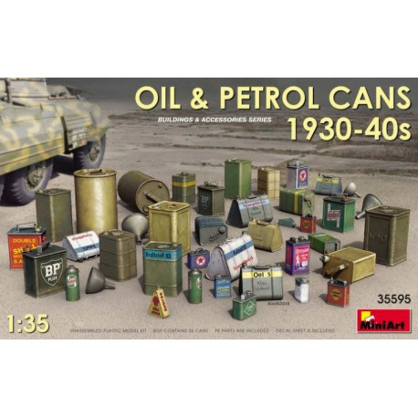 Oil & Petrol Cans '30s-40s 1/35