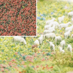 Flocage Fleurs Fuschia-Vert / Foam Flock Flowers 200ml