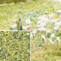 Flocage Fleurs jaune-vert / Foam Flock Flowers 200ml