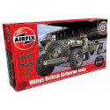 Willys British Airborne Jeep Trailer & Howitzer 1/72