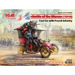 Car with French Infantry, Battle of the Marne, 1914, 1/35