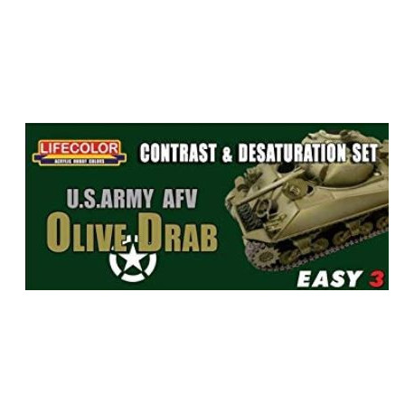 Easy 3 US army AFV olive drab