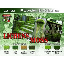 Combo Powder & Color Set : Lichens & Moss