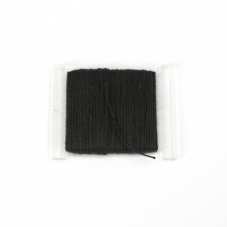 Cordage - Fil de Grément Noir / Rigging Cord Black, 0.5mm, 20m
