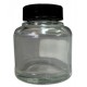 Bocal en Verre Vide avec Couvercle / Empty Glass Bottle w/Lid, 60 CC