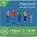 5 Figurines debout / Standing figures 1/50