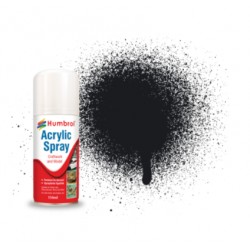 Spray Acrylique Noir Mat / Acrylic Black Matt 33, 150ml