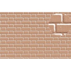 Plastikard Briques flamandes Beiges / 7mm Flemish Bond Brick Grey