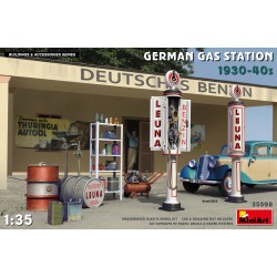 German Gas Station 1930-40 1/35