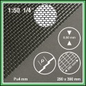 Ardoises noires, thermoformé / Roof Slate Black