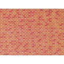Plaque de mur briques / Wall card, Red brick H0